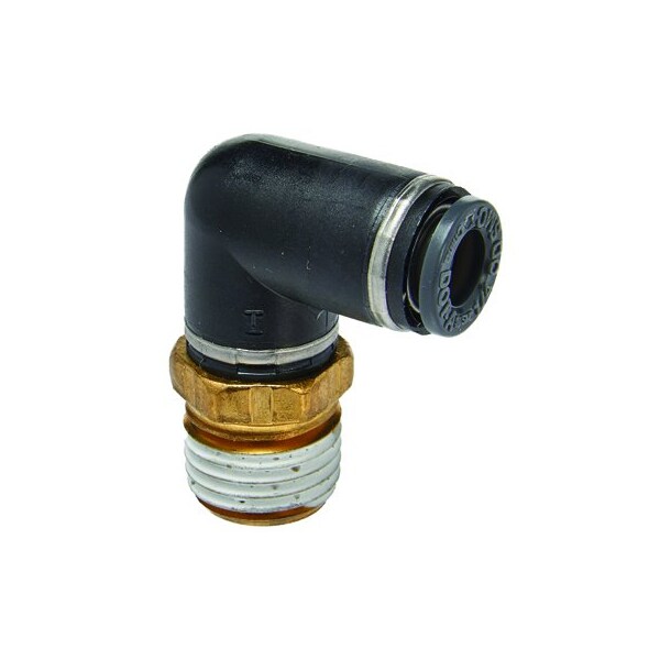 S.U.R. & R. Auto Parts Male Elbow 1/4" Tube X 1/4" NPT (2) SRRABE230 - main